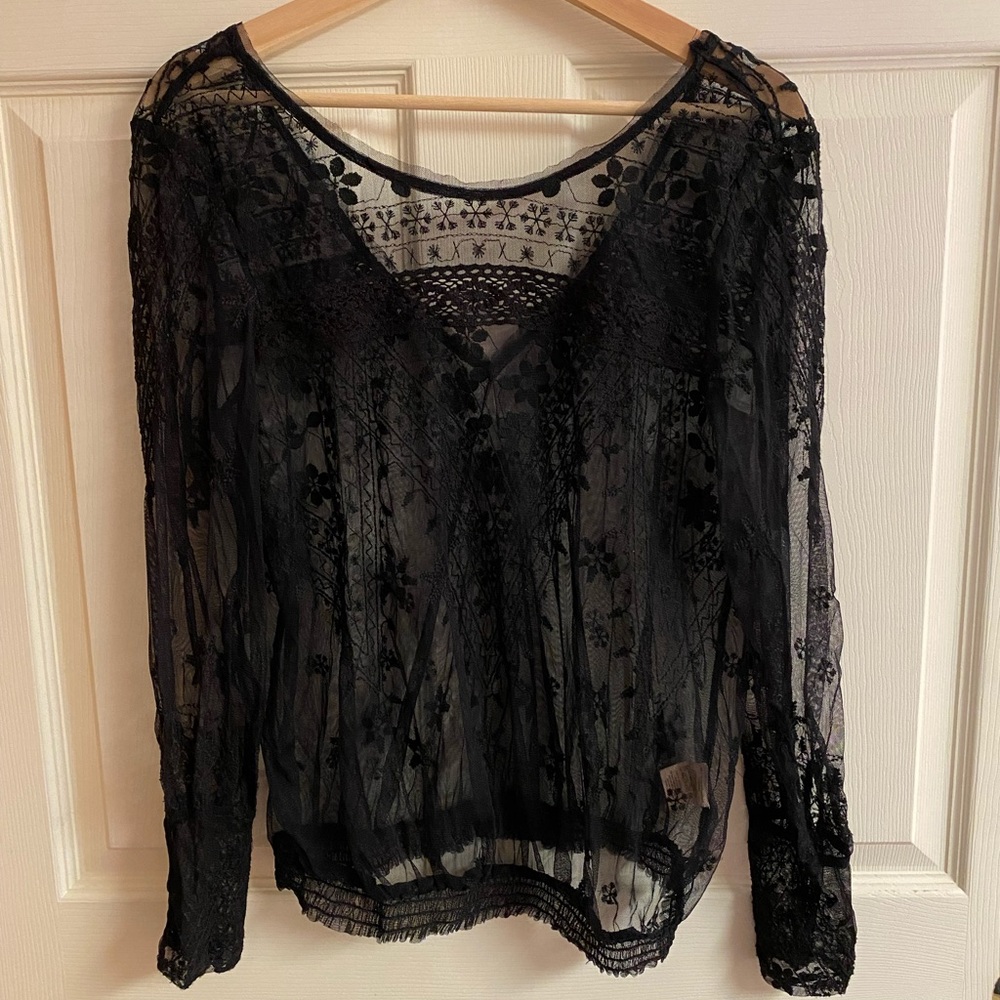 Free People Lace Top